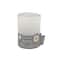 12 Pack: 3" x 4" White Glowing Flame LED Wax Pillar Candle by Ashland®